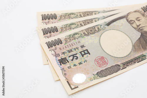 一万円札３枚