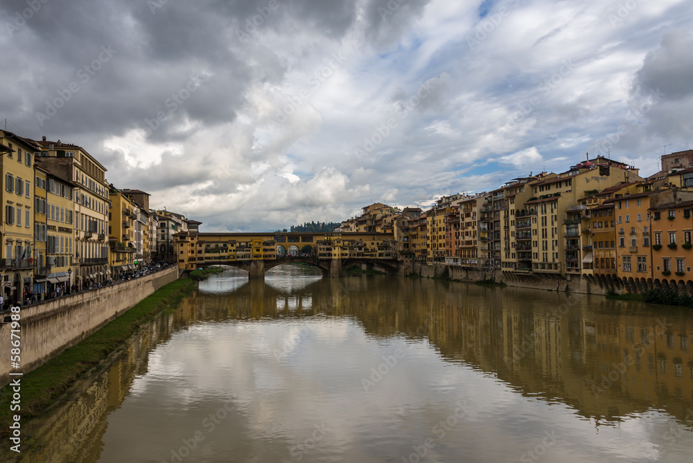 Florence view of Ponte Vecchio