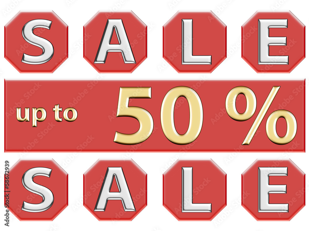 Sale up to 50 % Sale up to 50 %