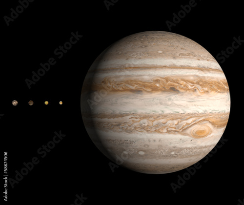 Jupiter with Moons