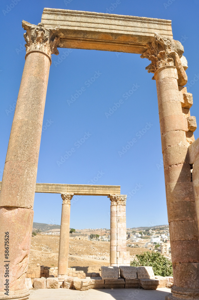 Archaeological site of Jerash (Jordan)