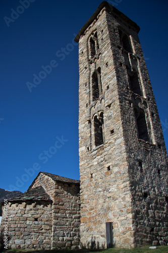 Sant Miquel romanic church located at Engolasters, Andorra