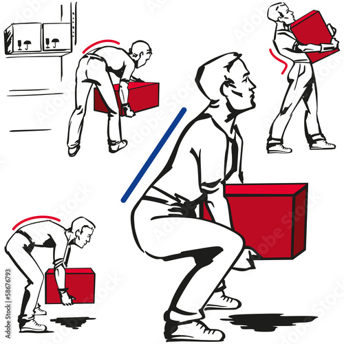 handling of heavy items