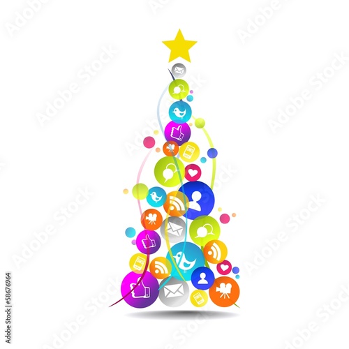 SOCIAL MEDIA - ARBOL DE NAVIDAD