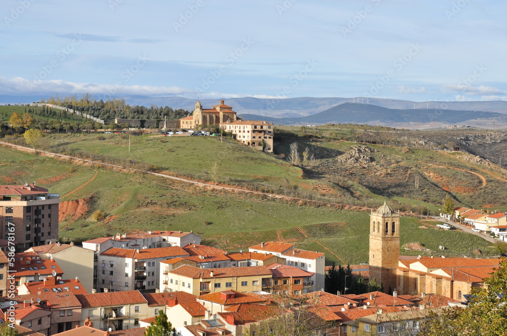 Vista panorámica de Soria (España)
