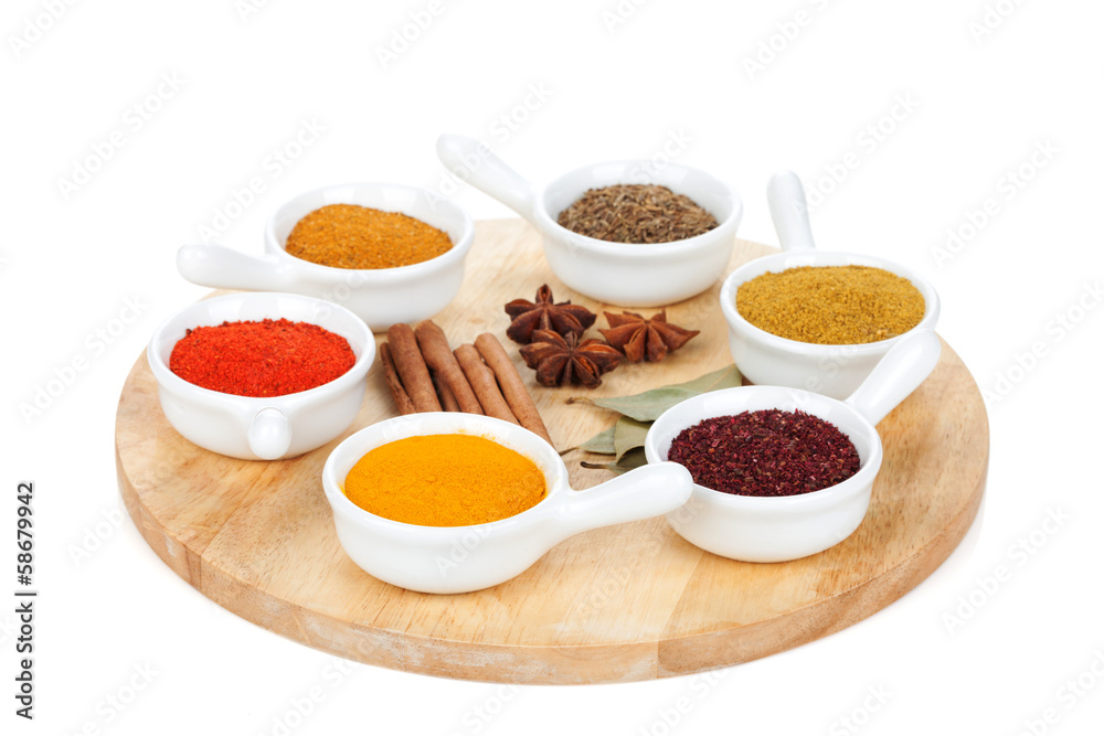 Various spices selection Various spices selection