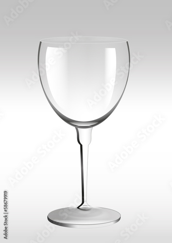 Glas Weinglas leeres Glas leeres Weinglas