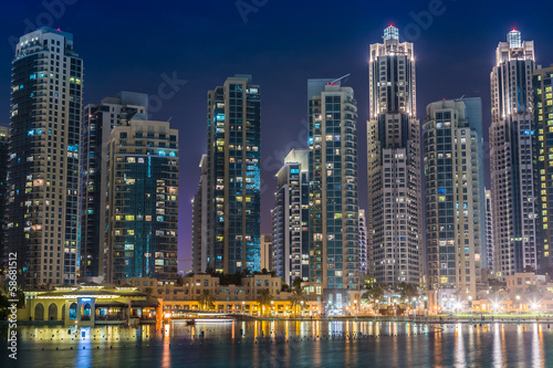 Dubai downtown. East, United Arab Emirates architecture © Sergii Figurnyi