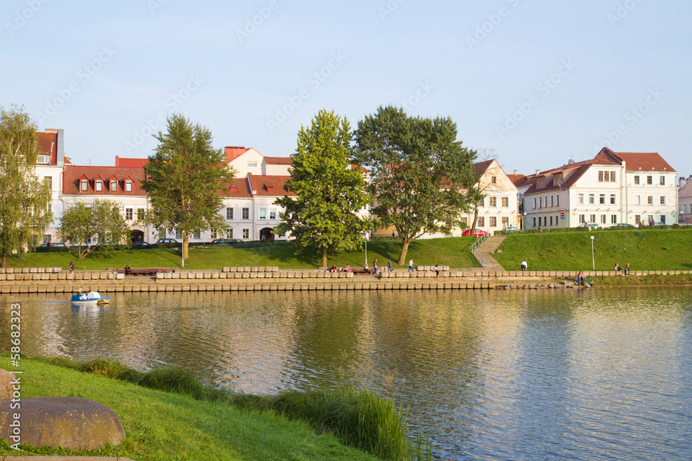 Fototapeta premium Belarus Minsk. Historical downtown center