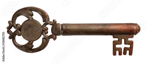 Принти на полотні Old key