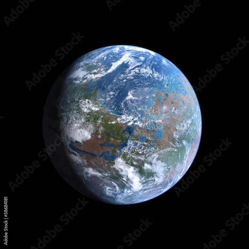 Fototapeta Naklejka Na Ścianę i Meble -  Planet Mars Terraformed