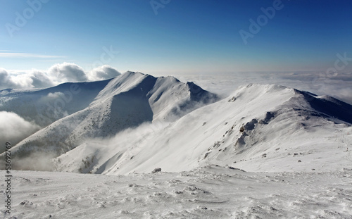 Mountain in winter - Slovakia