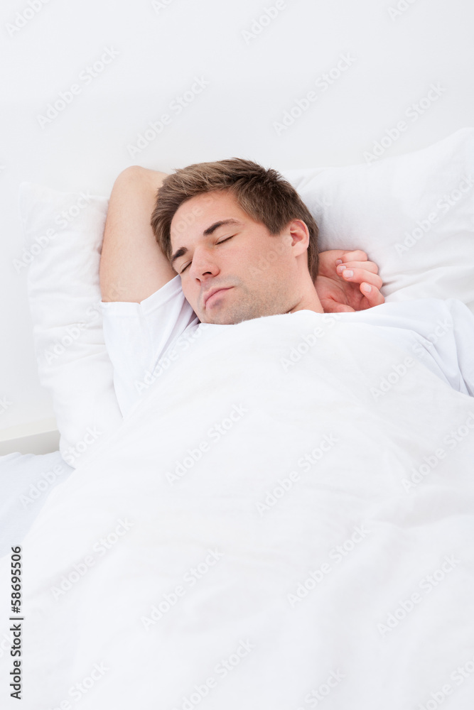 Young Man Sleeping Young Man Sleeping