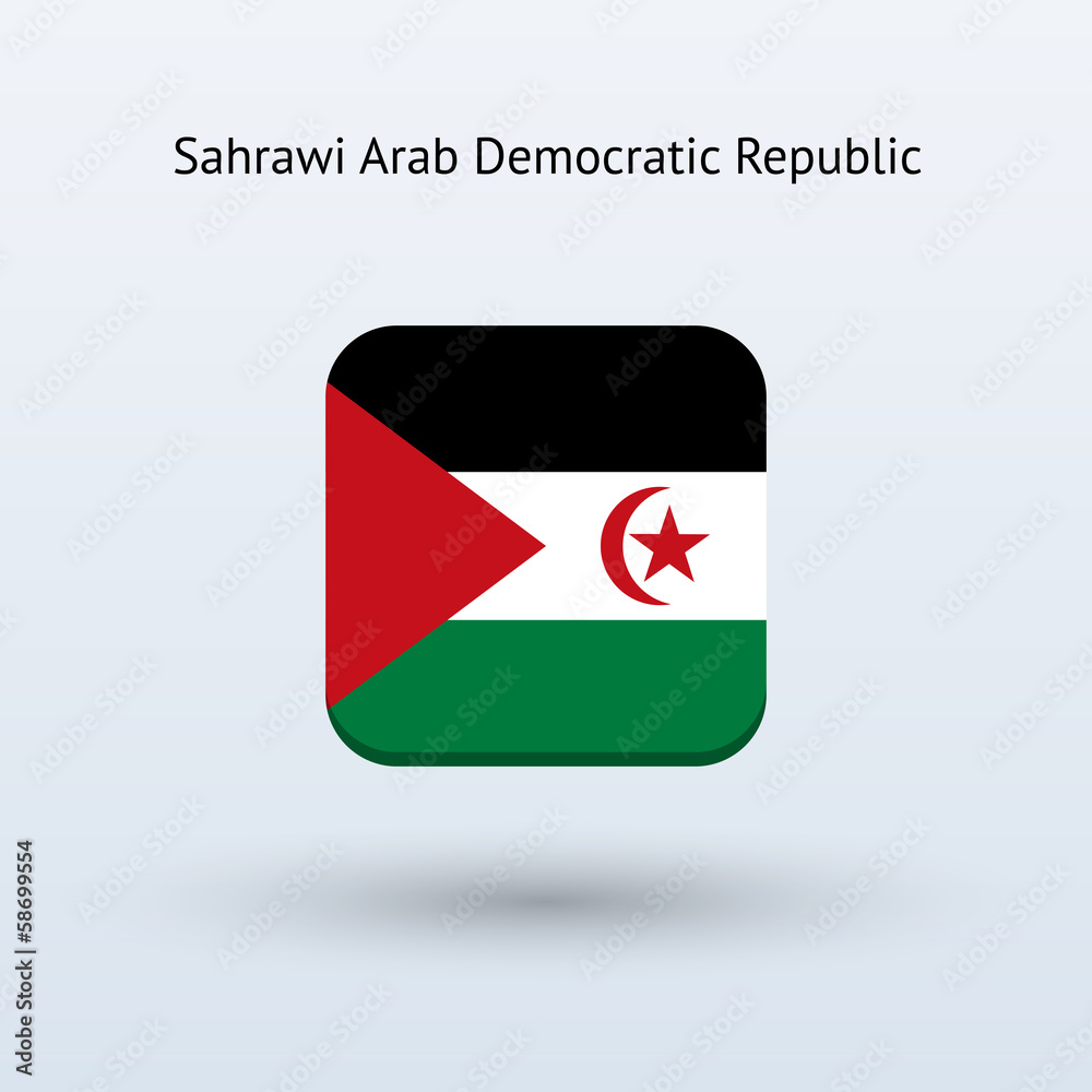 Sahrawi Arab Democratic Republic flag icon Sahrawi Arab Democratic Republic flag icon