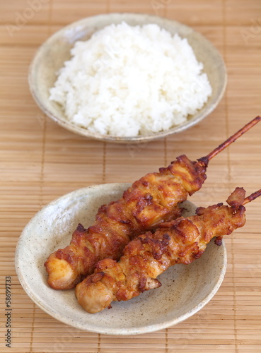 Delicious Asian Cuisine Chicken Satay