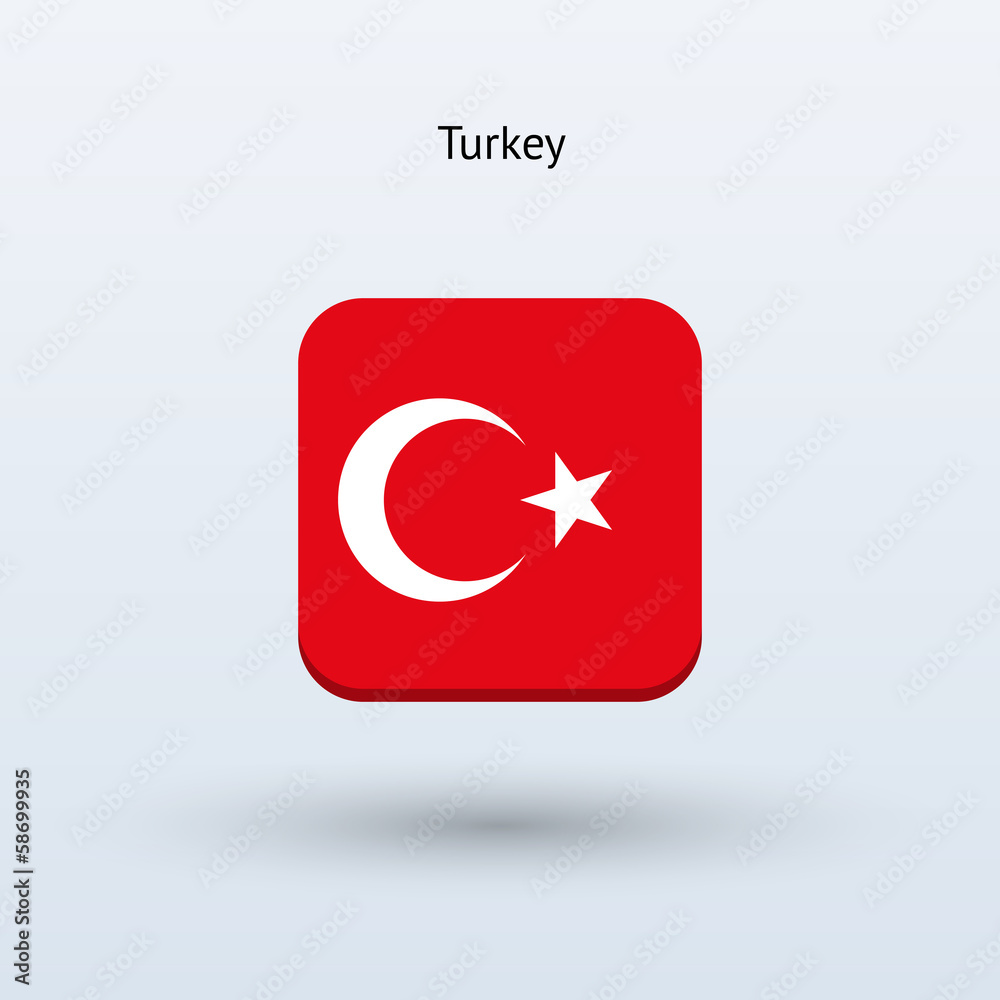 Turkey flag icon Turkey flag icon
