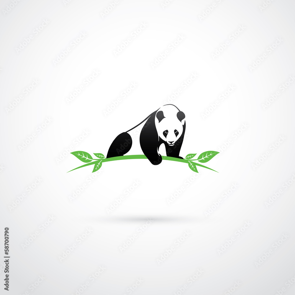 Fototapeta premium Panda symbol