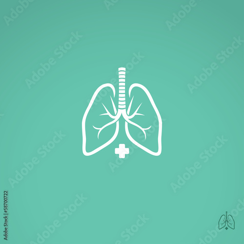 Lungs sign - hospital label