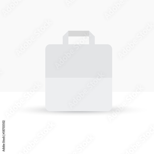 Blank paper bag illustration