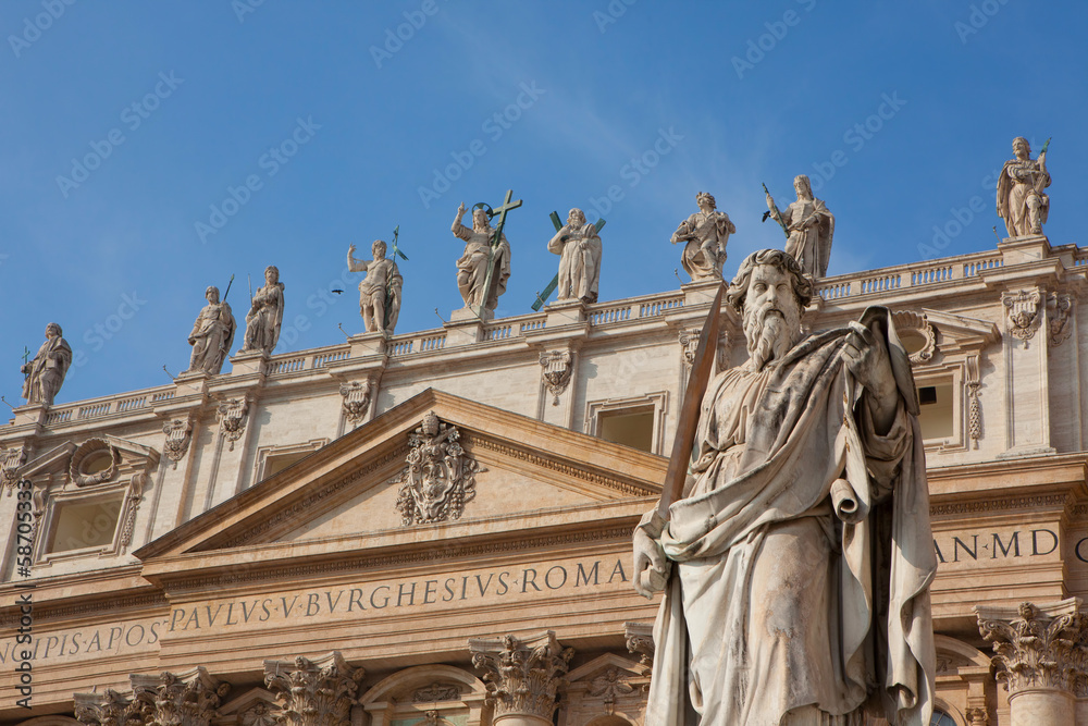 Statue of St. Paul in Vatican