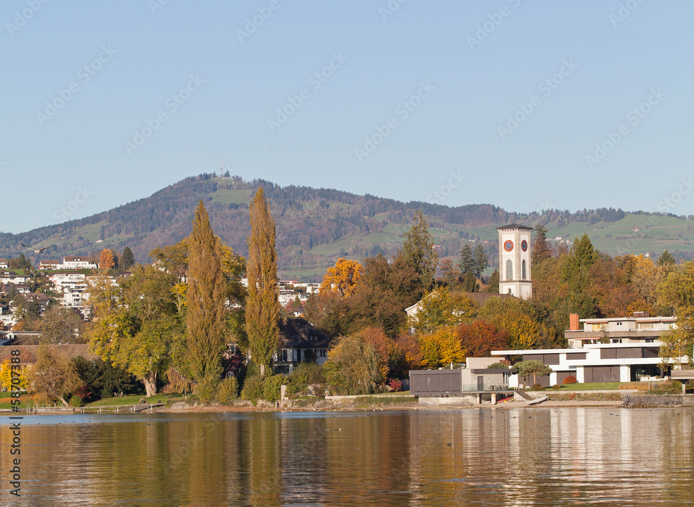 Fototapeta premium Rapperswil, autumn