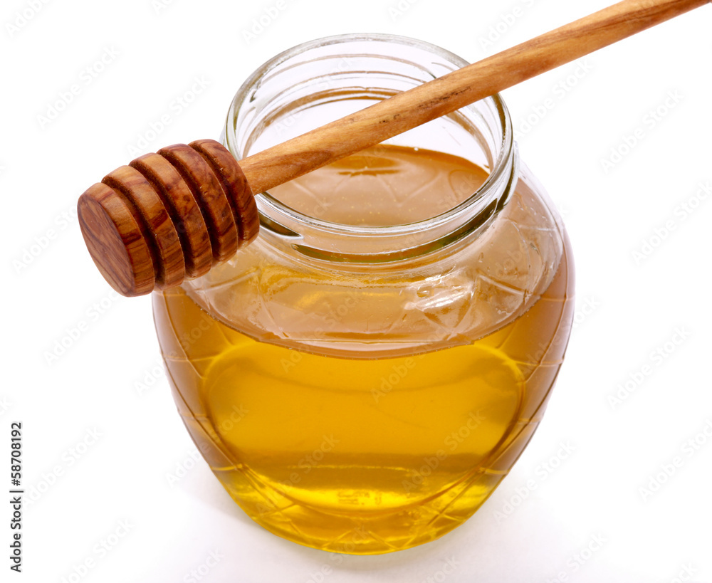 honey and honey spoon. honey and honey spoon.