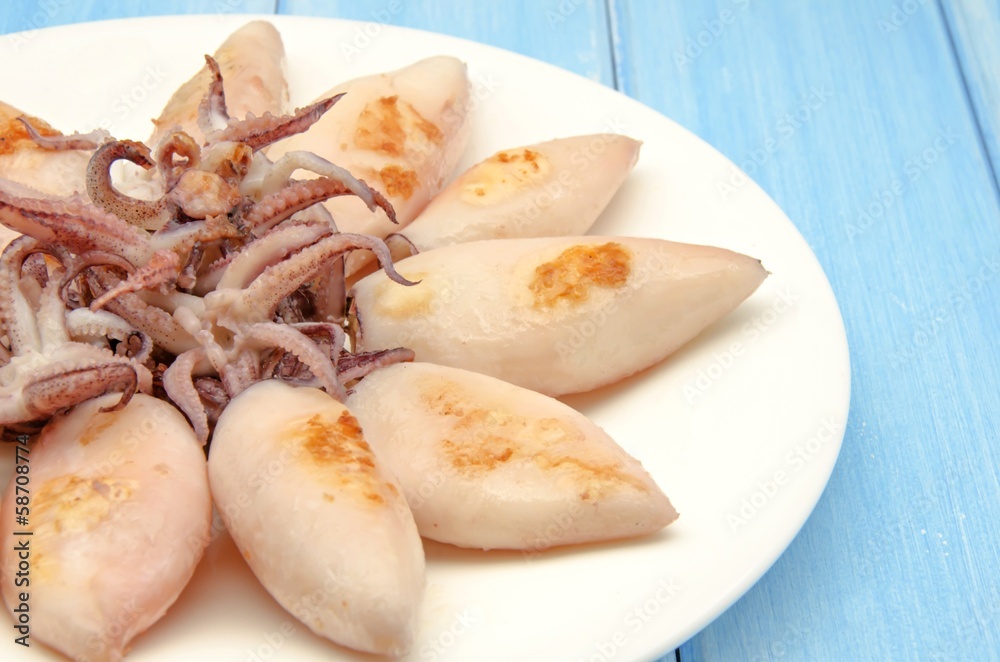 Calamares a la parrilla Calamares a la parrilla
