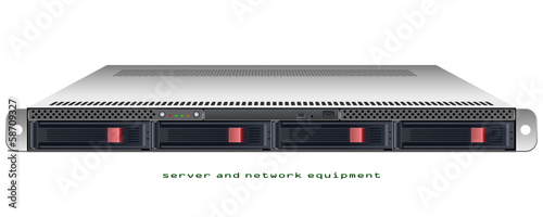 Server rackmount 1u chassis