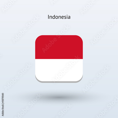 Indonesia flag icon Free Download Indonesia flag icon - GFXLoad