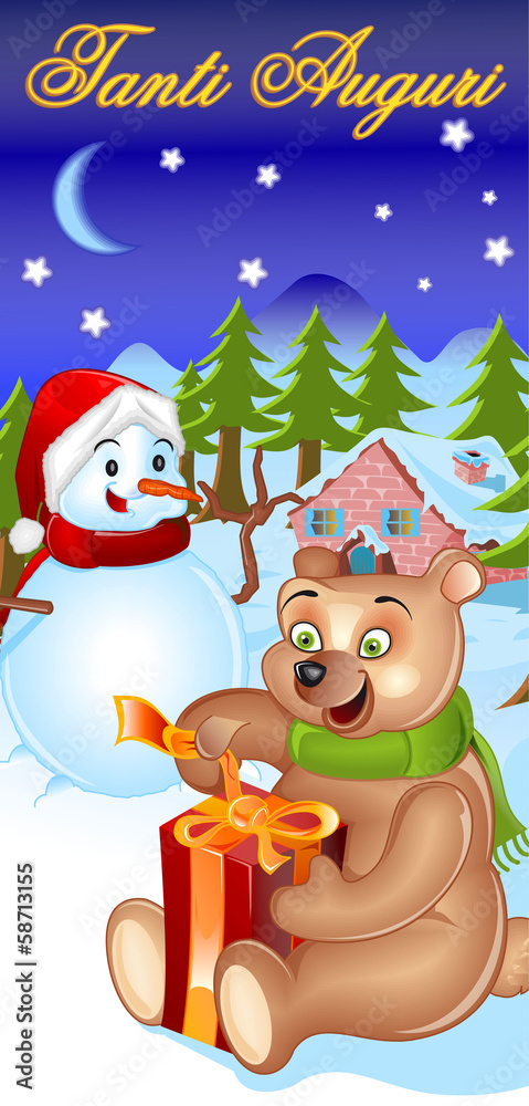 Fototapeta premium SNOWMAN