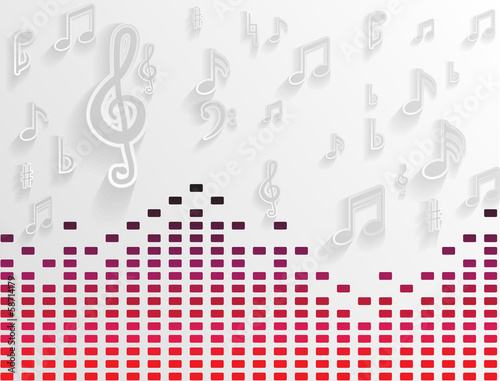 Abstract music background