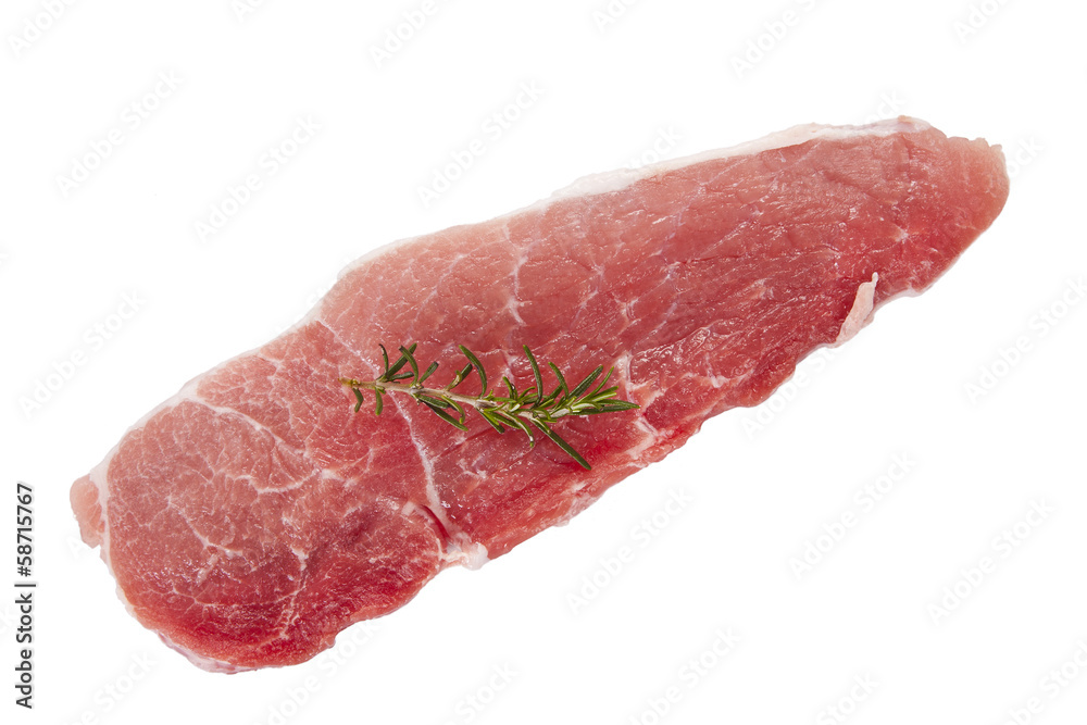 fillet of fresh red meat beef