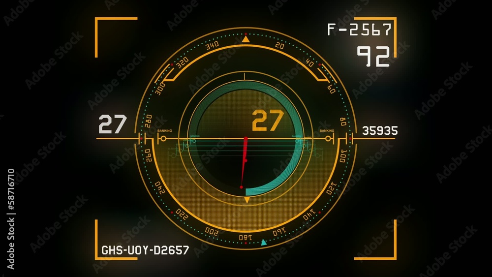 High tech control panel displaying a dashboard background