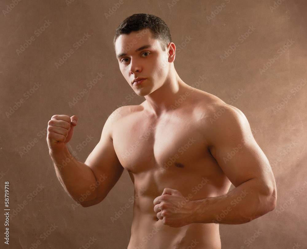 Obraz premium Muscular man