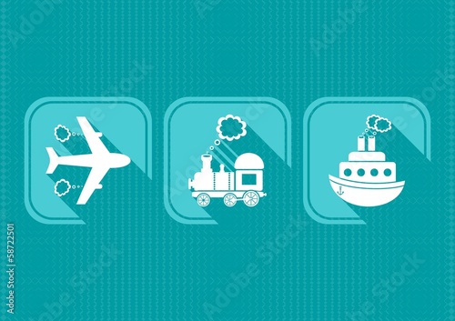 Transport icons