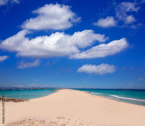 Formentera Illetes Illetas tropical beach near Ibiza © lunamarina