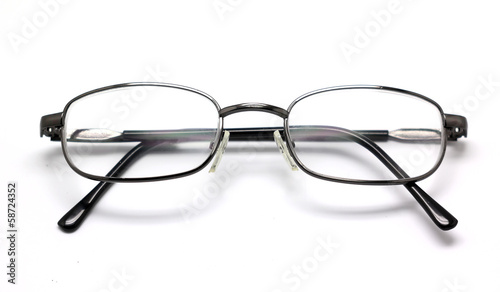 eye glasses isolated on white