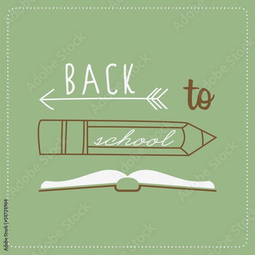 Back To School Typography Background