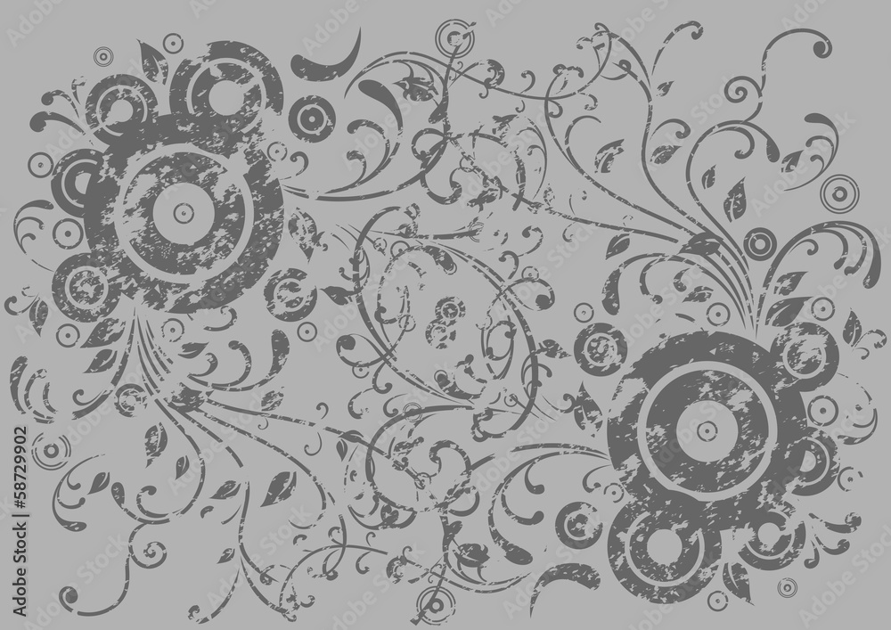 Abstract floral background Abstract floral background