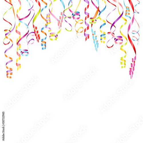 Party Background Colored Streamers