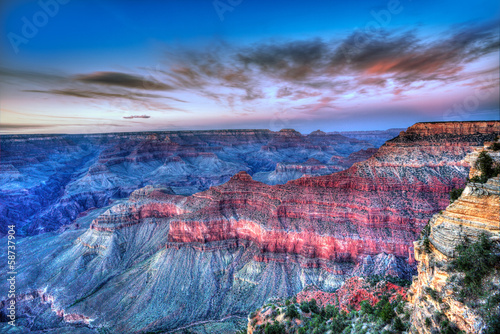 Arizona sunset Grand Canyon National Park Mother Point US photo