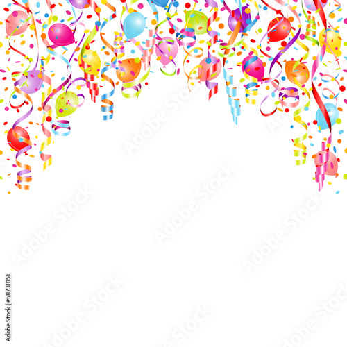 Streamers, Confetti & Balloons Color