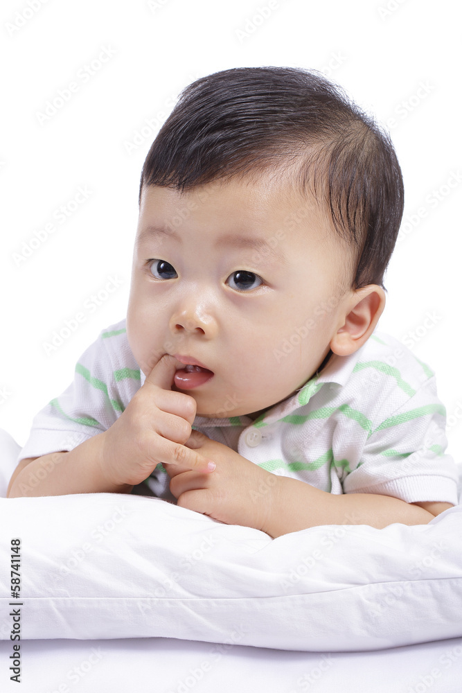 little boy smile and do activity something little boy smile and do activity something