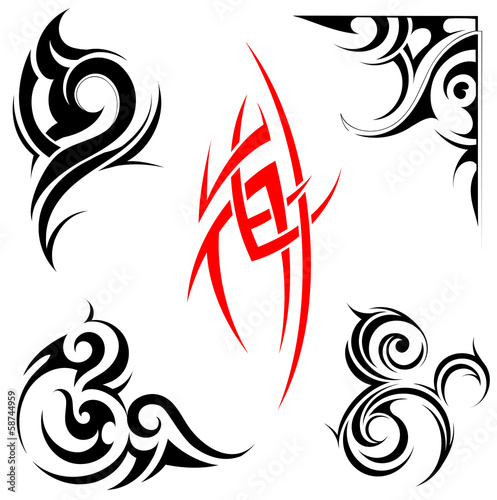 Tribal art set