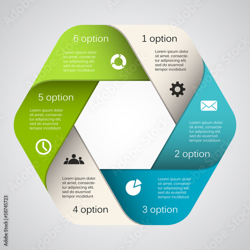 Modern vector template for your business project