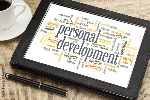personal development word cloud