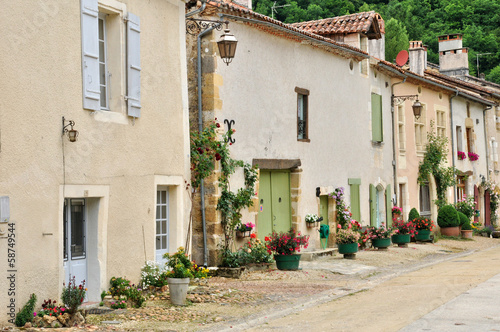 France, La Roque Gageac church in Perigord photo