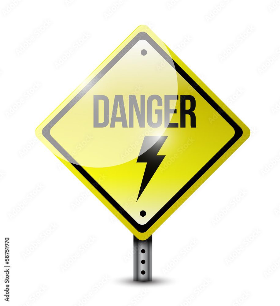 danger road sign illustration design danger road sign illustration design