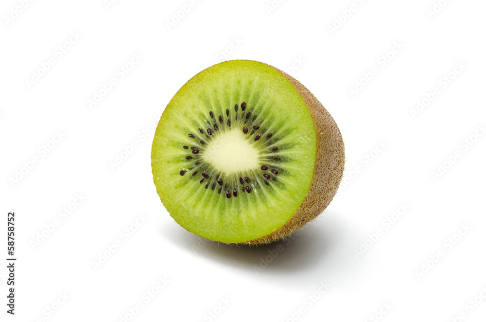 Juicy kiwi fruit isolated on white background Juicy kiwi fruit isolated on white background