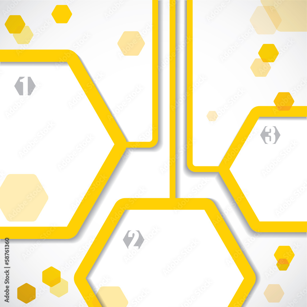 Honey comb banners Honey comb banners